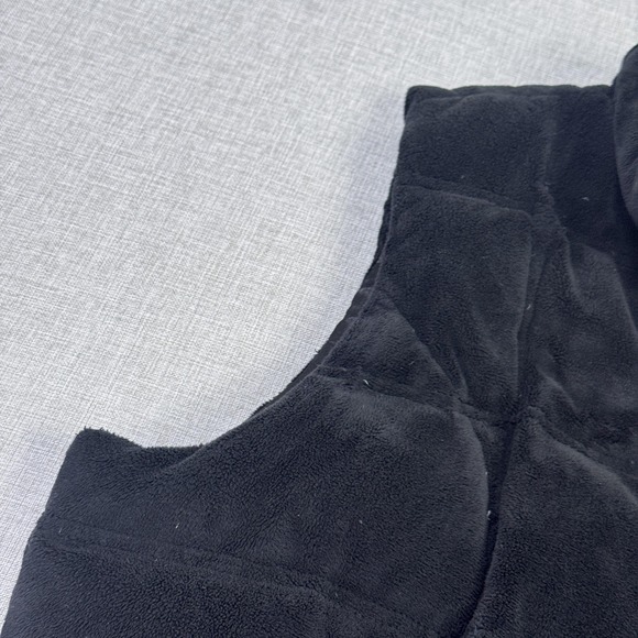 Eddie Bauer Puffer Down Vest Womens XL Black Insulated Lined Full Zip Pockets - Picture 7 of 9